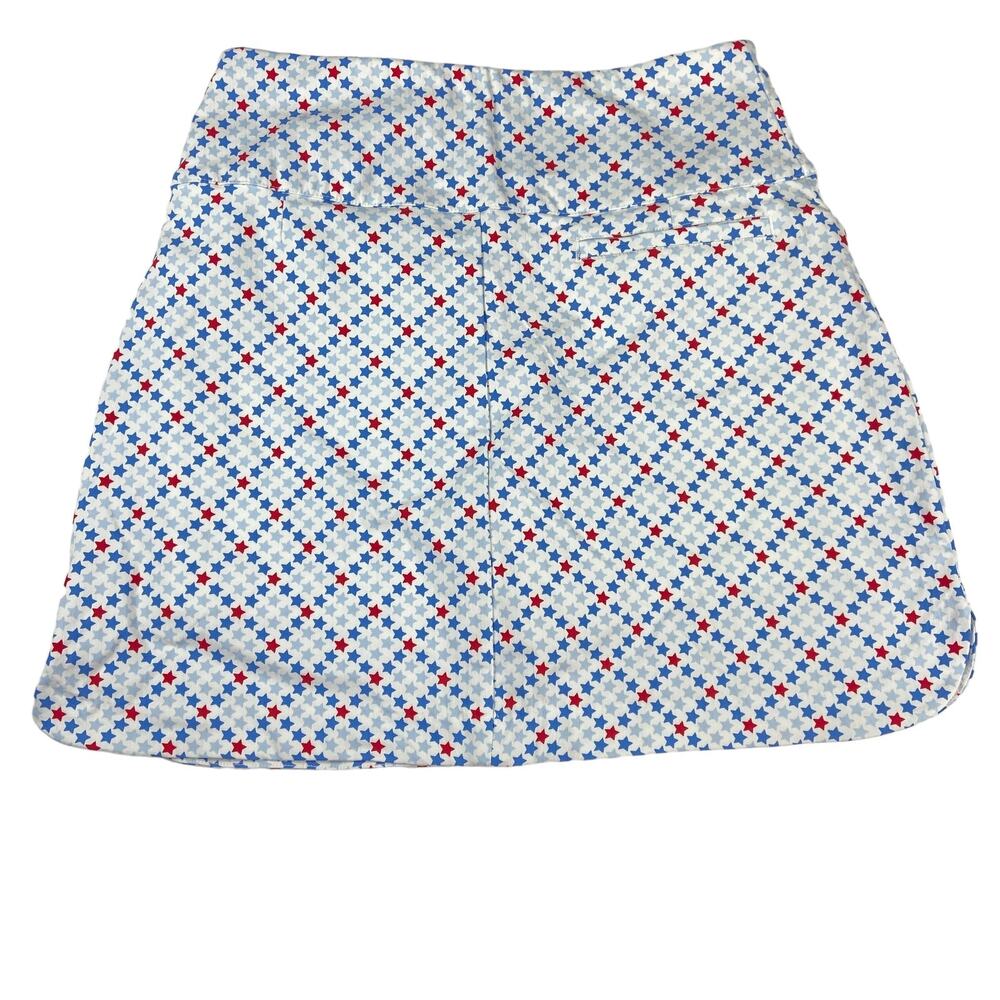 Nwt Lady Hagen 17" Tummy Control Pull on Golf Skort Star Print Size Small - Picture 2 of 8